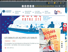 Tablet Screenshot of lessablesdolonne.fr